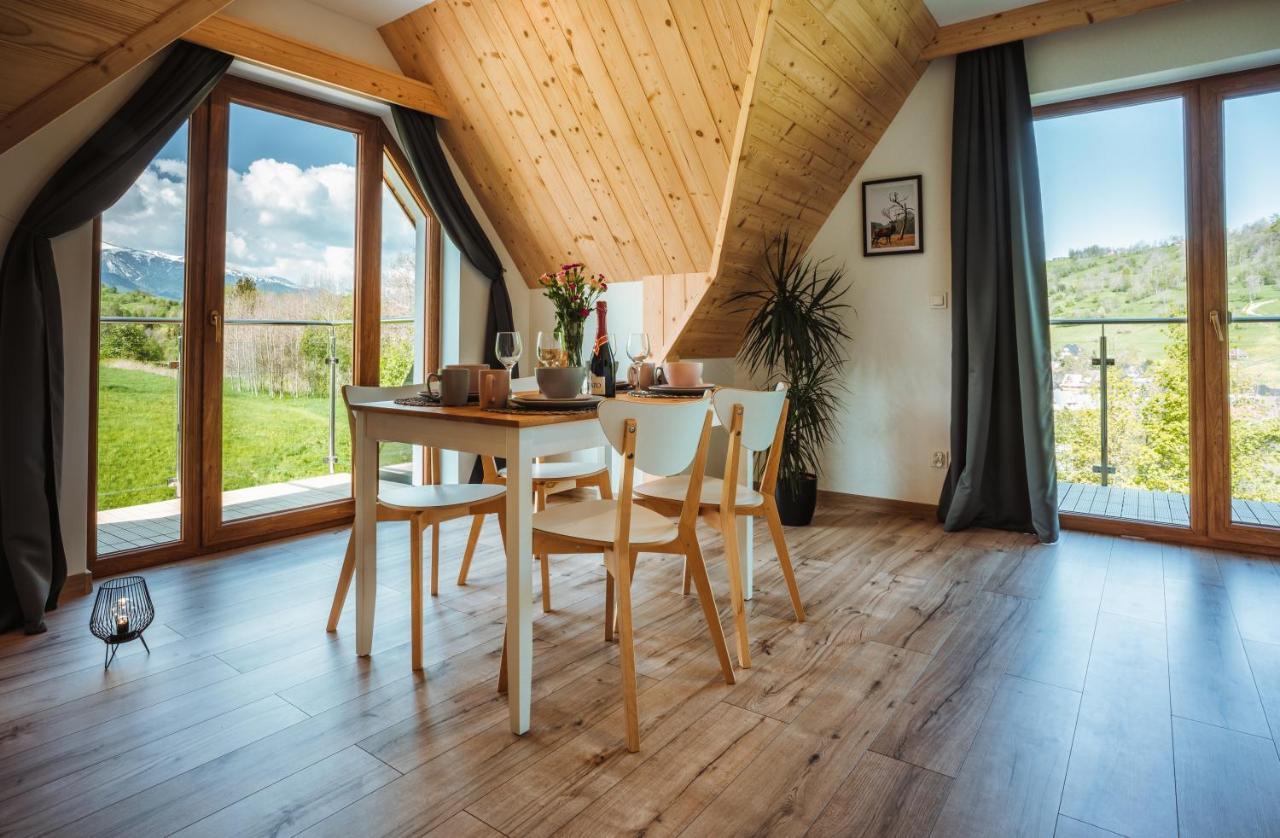 Widok Tatr Zakopane